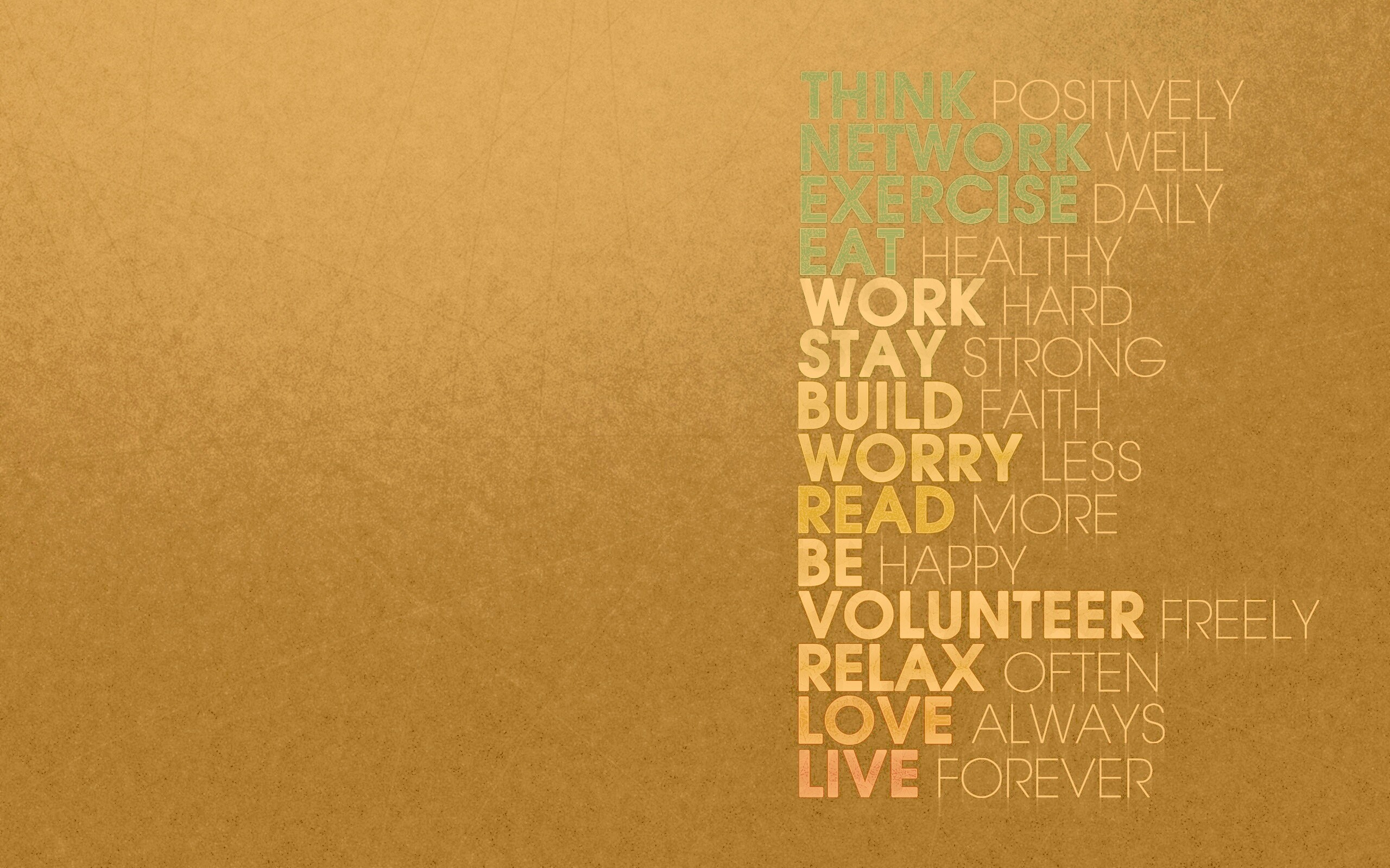 Think possitively обои