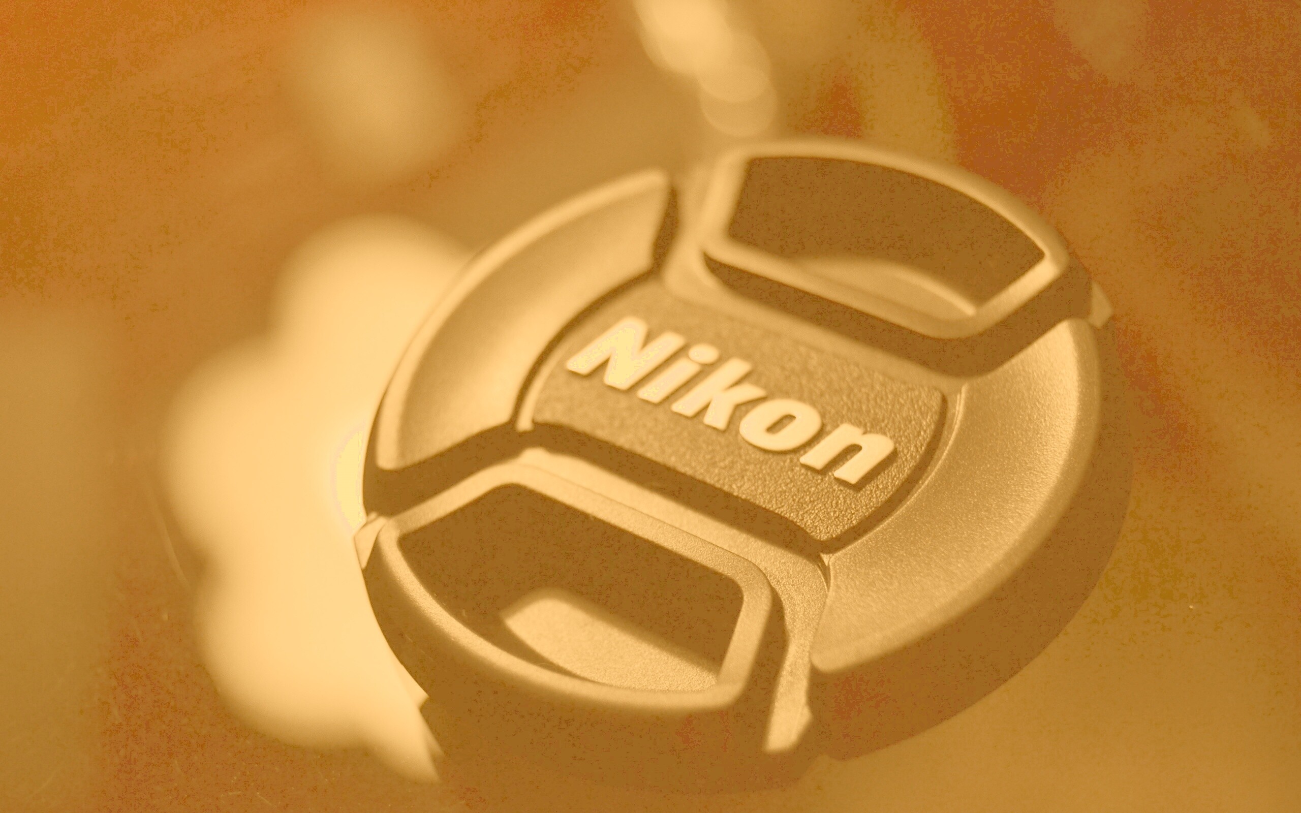 Крышечка от объектива Nikon обои