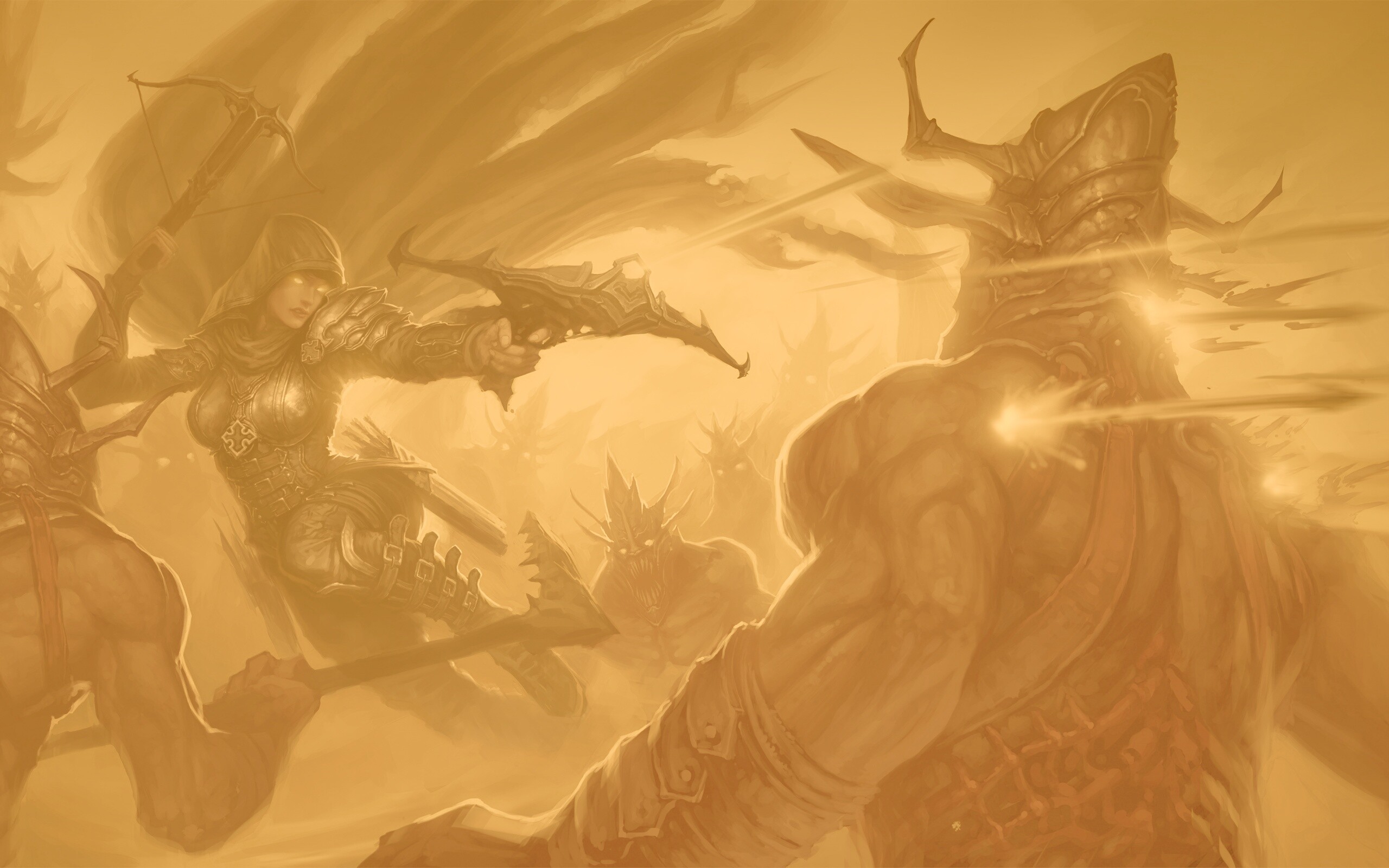 Охотник на демонов из Diablo 3 обои