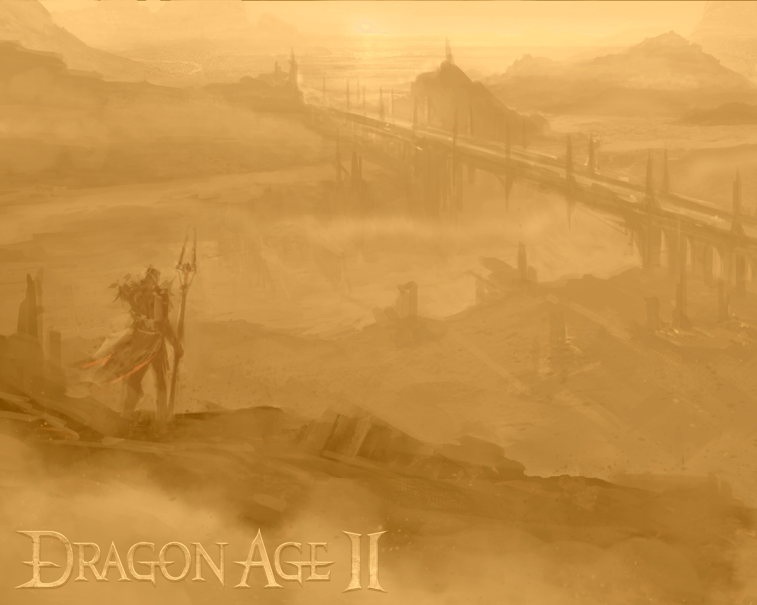 Пейзаж Dragon Age обои