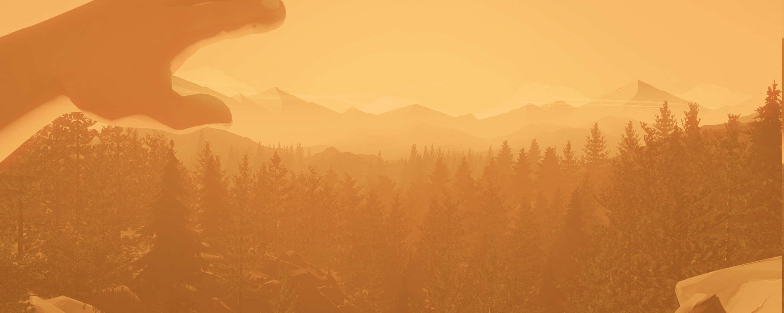 Firewatch закат обои