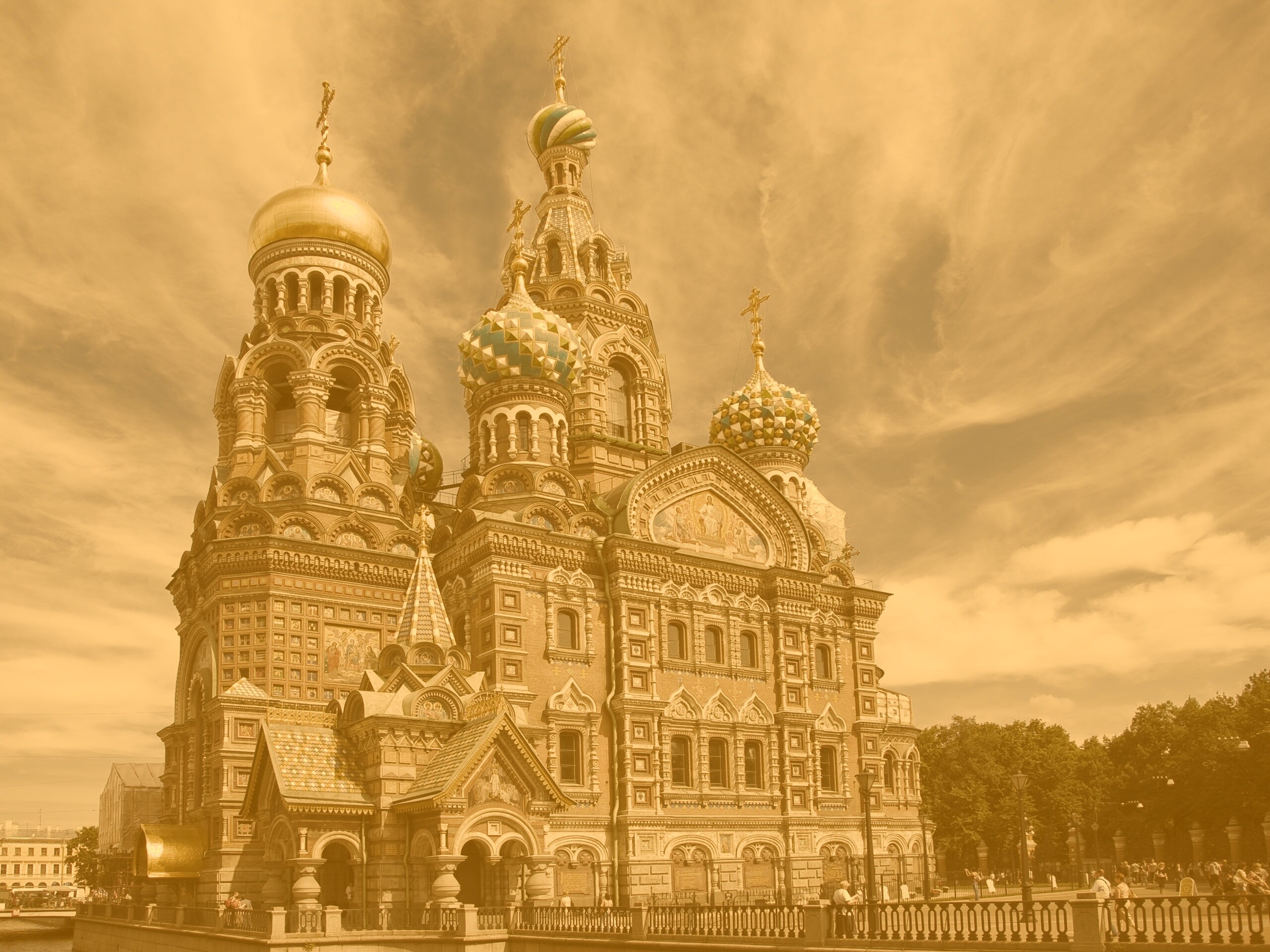 Спас на крови обои