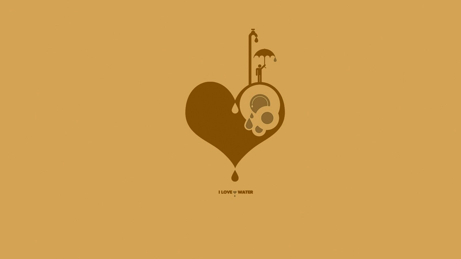I love water обои