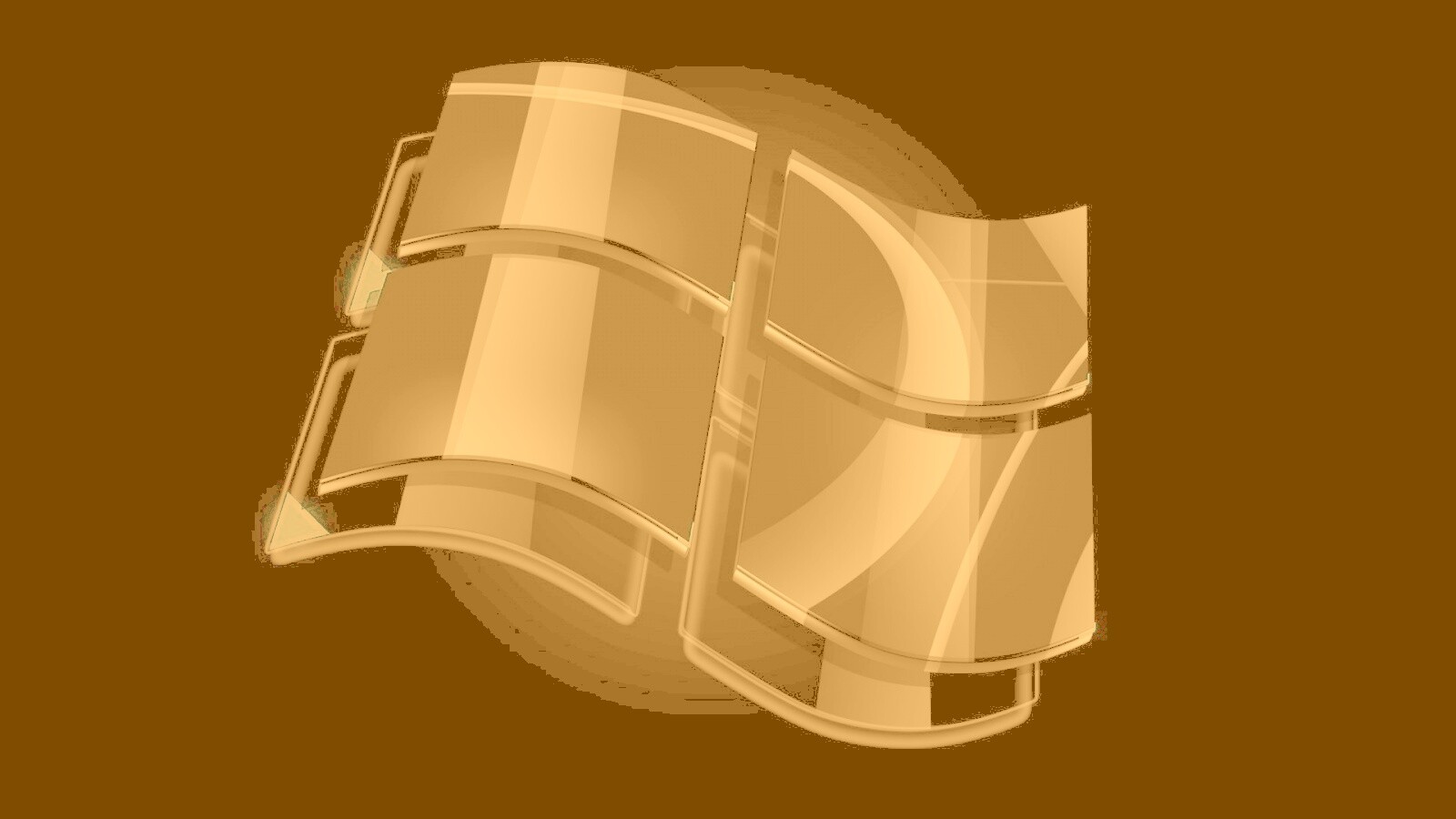Стеклянный логотип Windows обои