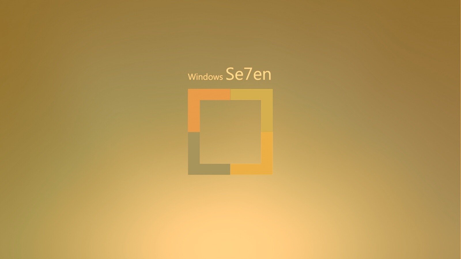Квадратное лого Windows Seven обои