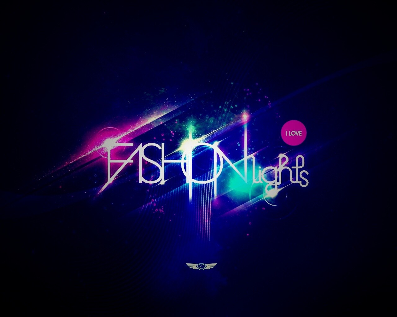 I love fashion lights обои