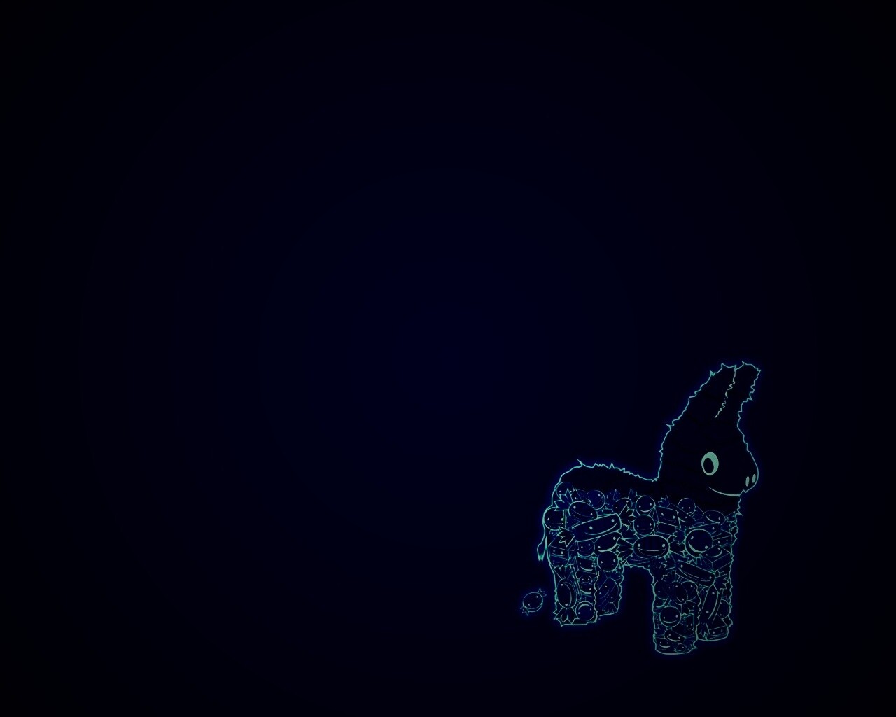 Кофеты прячутся в пинате обои