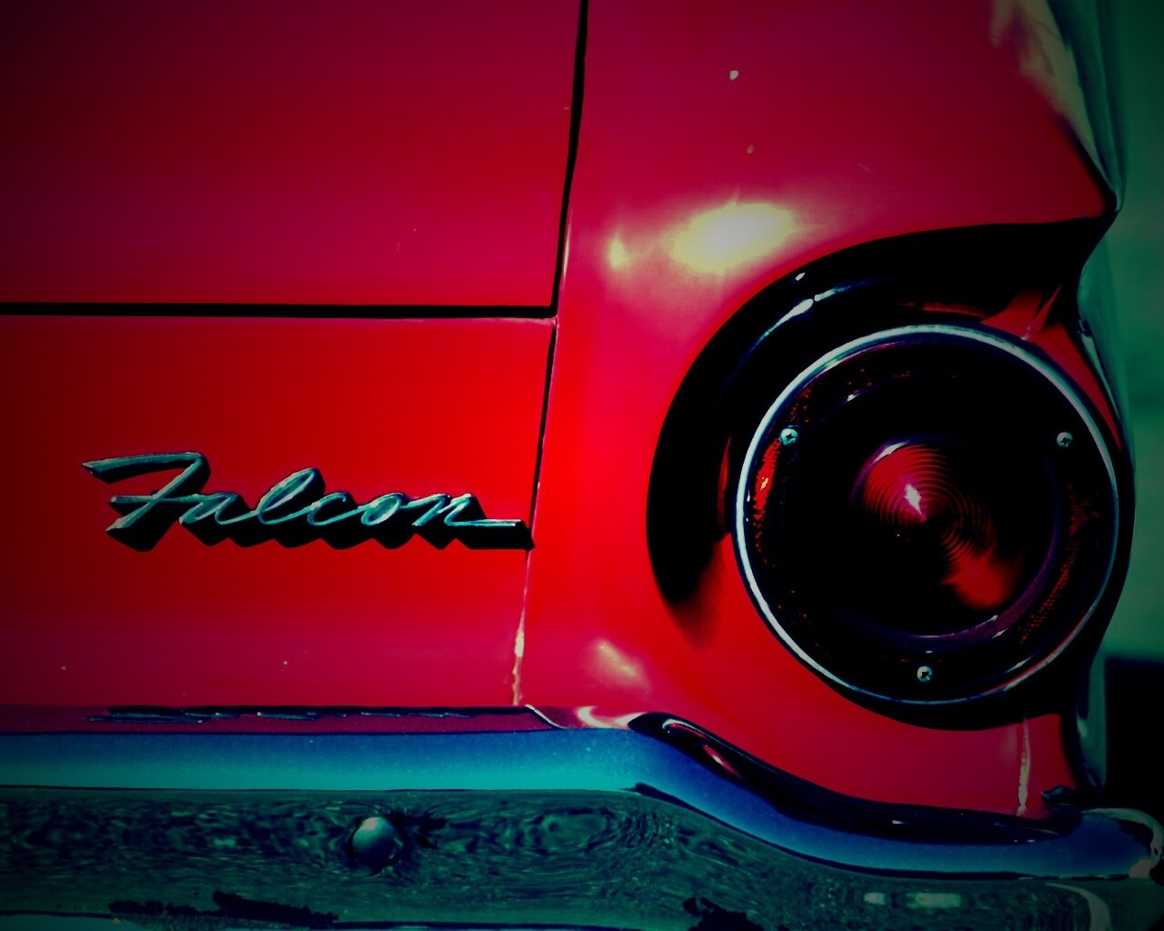 Зад  автомобиля Ford Falcon обои