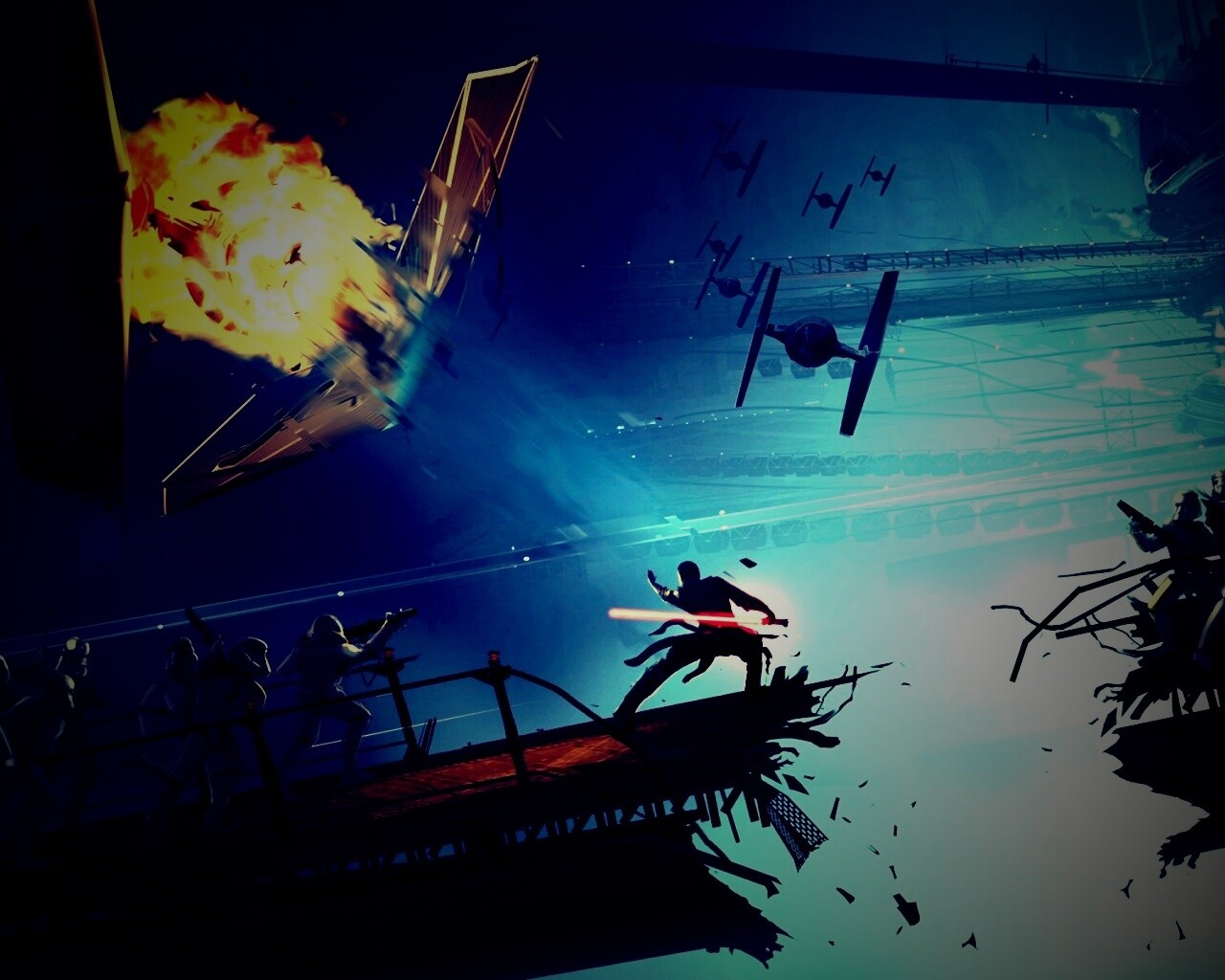 Из игры Star Wars Force Unleashed обои