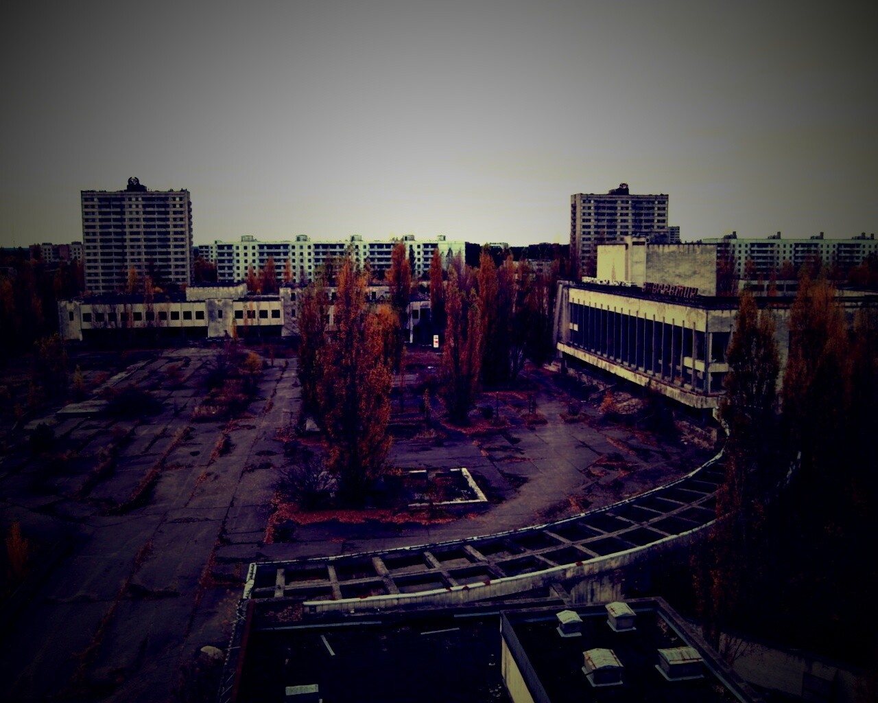 Площадь в Припяти обои
