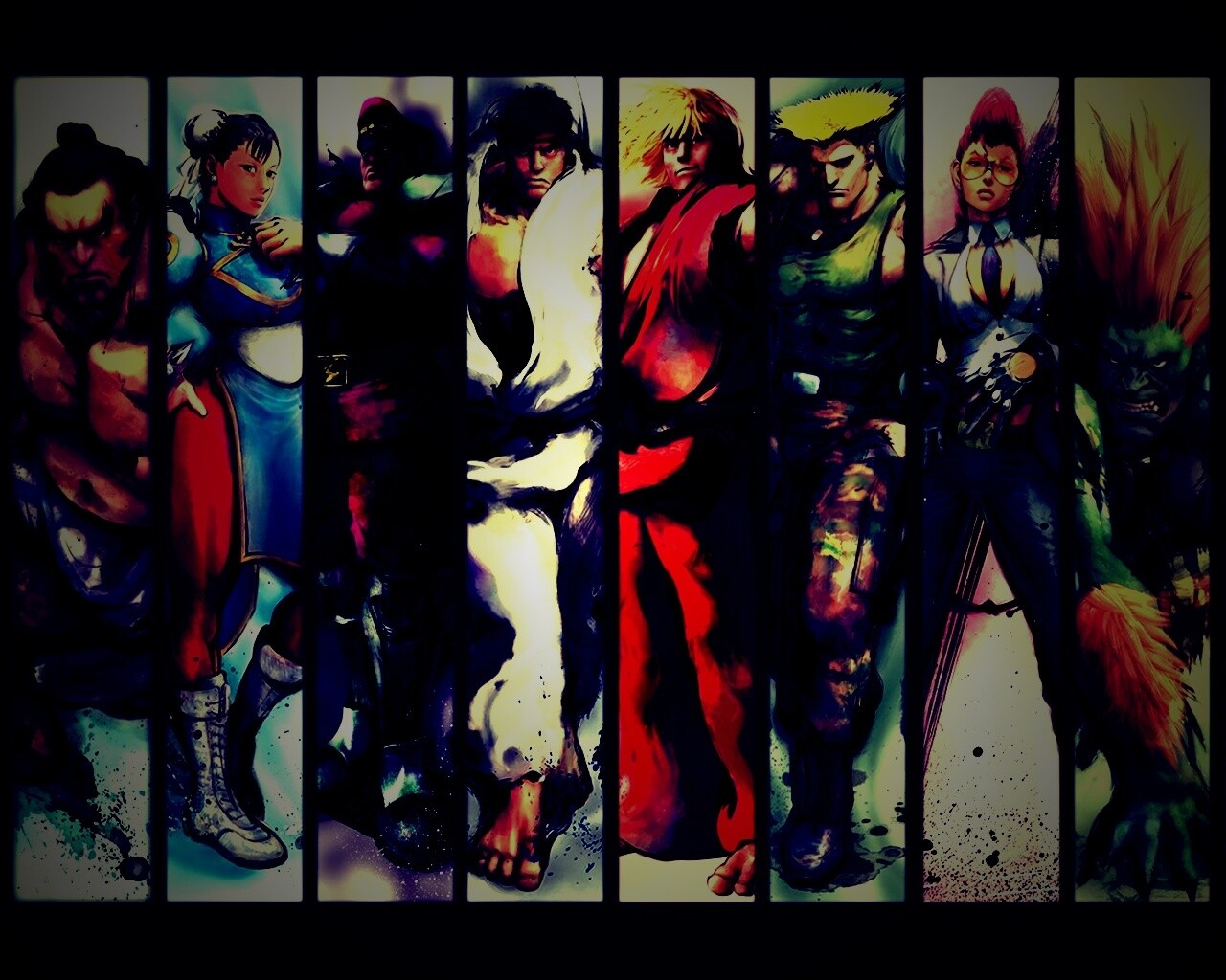 Герои игры Street FIghter обои