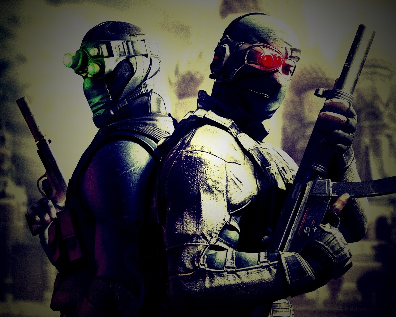 Герои Splinter Cell Conviction в Москве обои