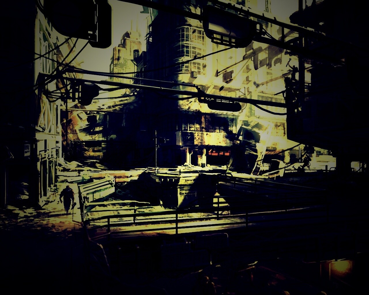 Локация из Fallout 3 обои