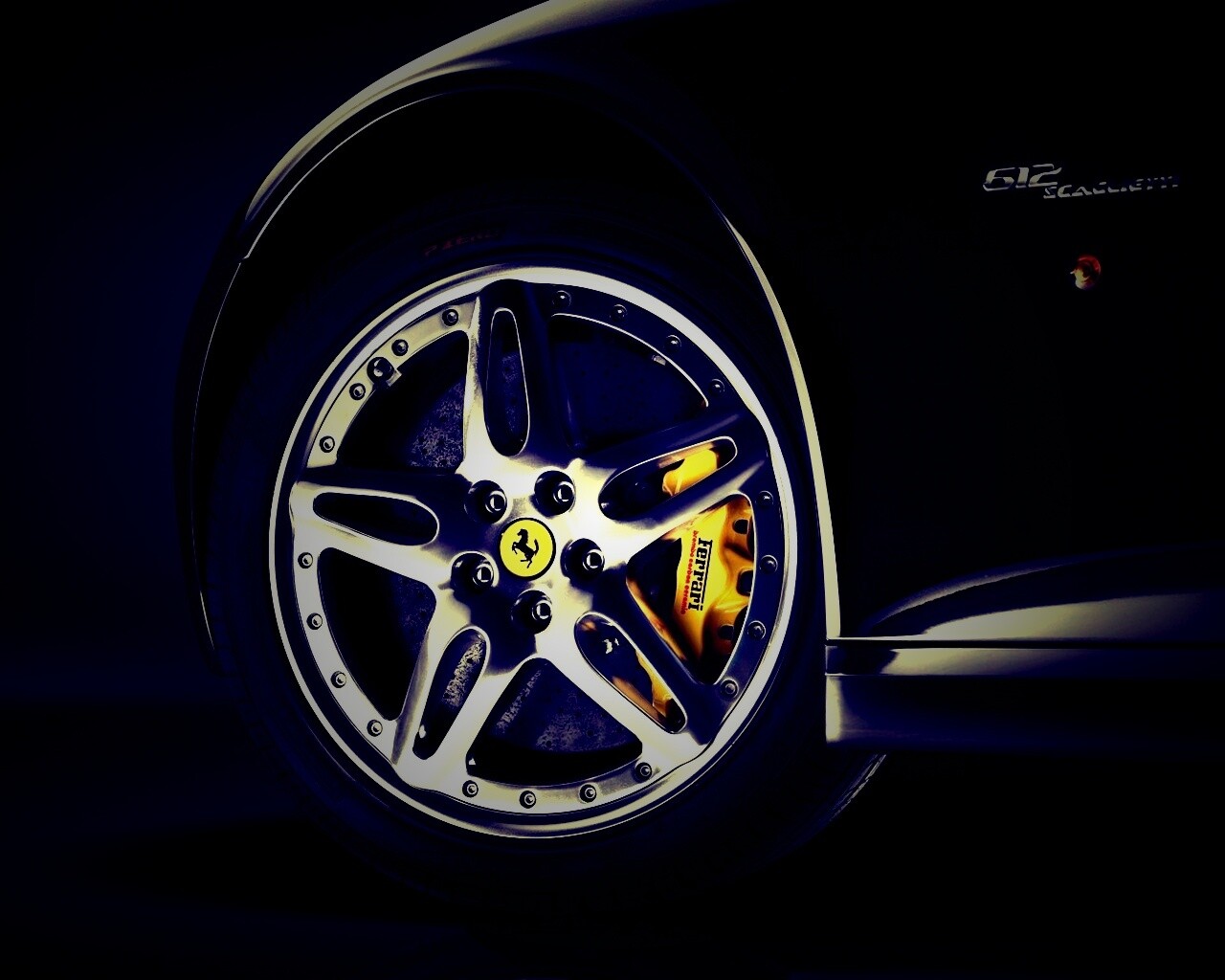 Колесо Scaglietti 612 обои