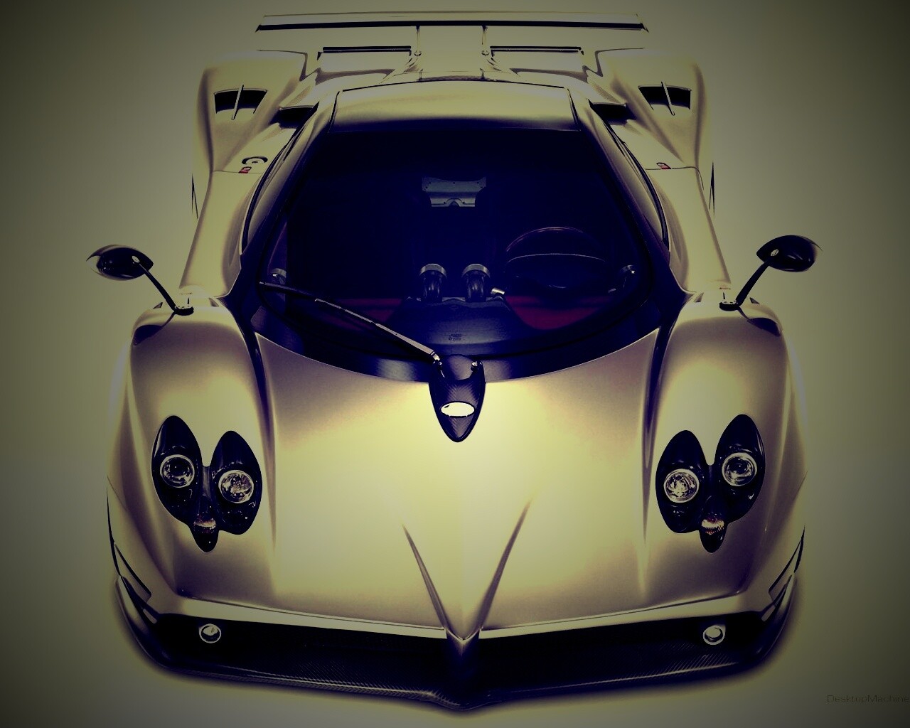 Pagani Zonda спереди обои