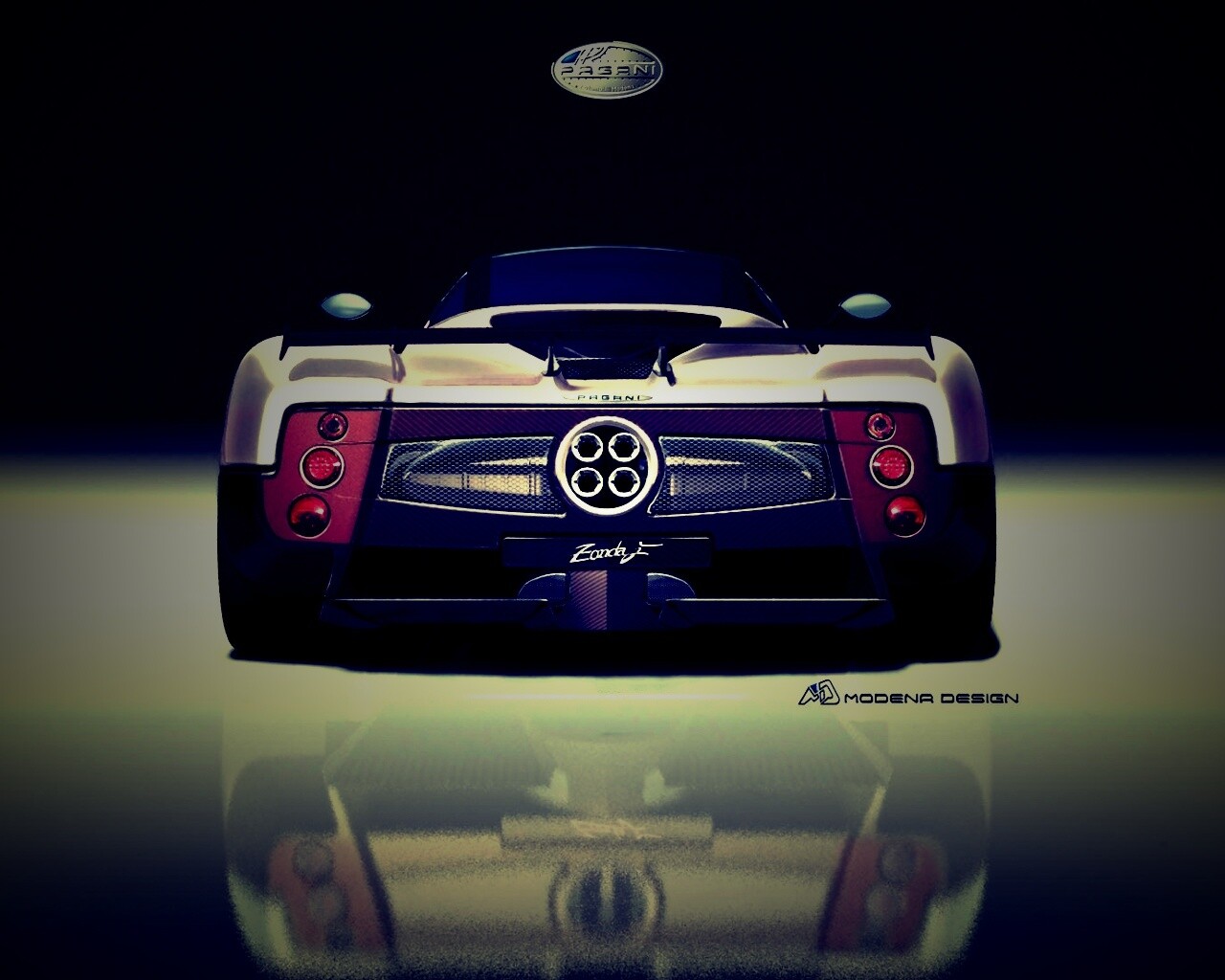 Pagani Zonda рендер обои