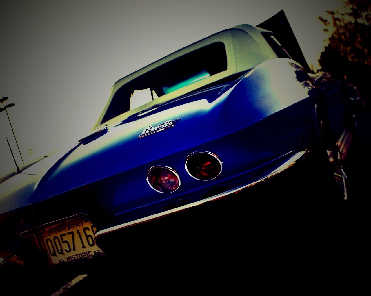 Ретро Chevrolet Corvette обои