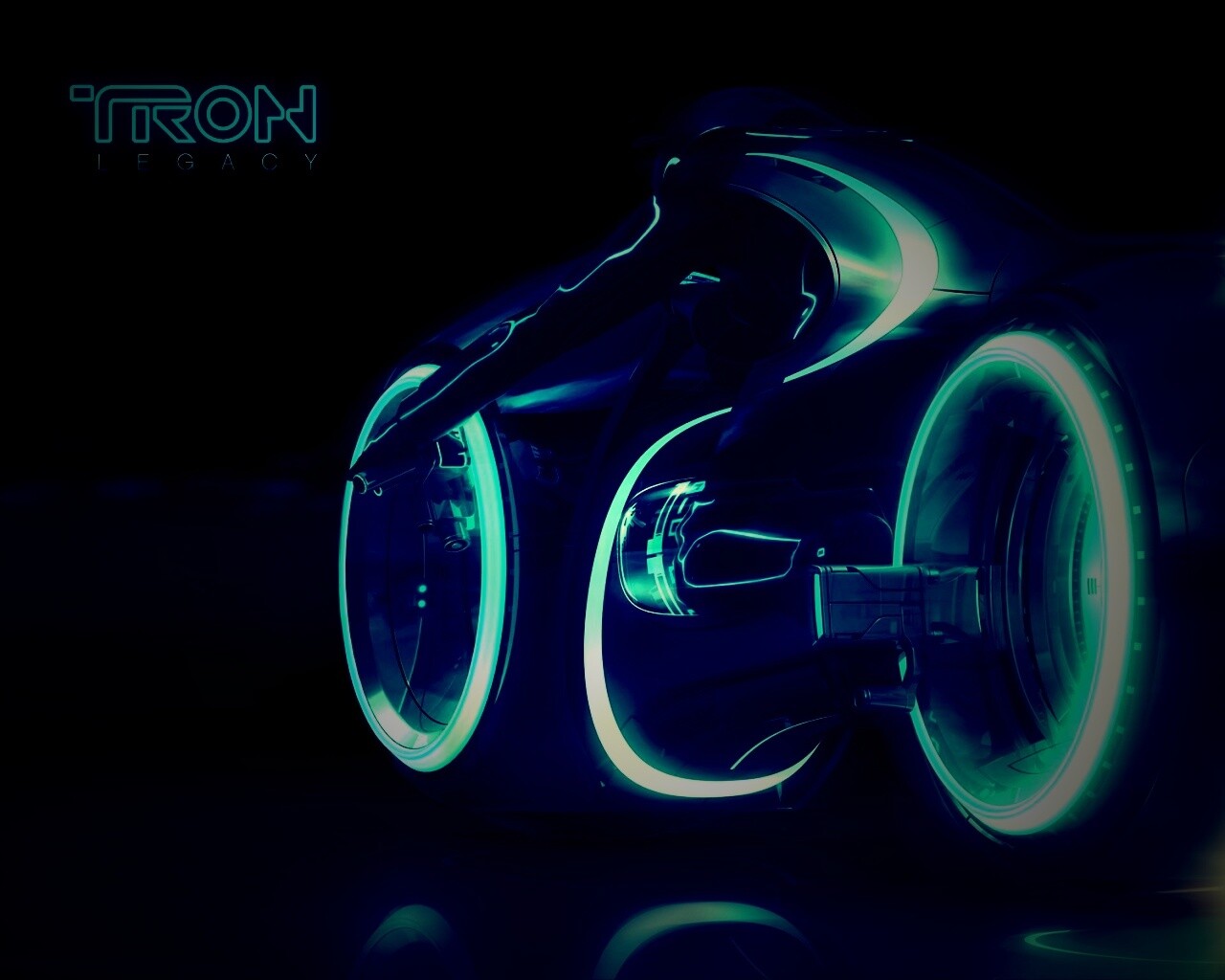 Светоцикл из TRON обои
