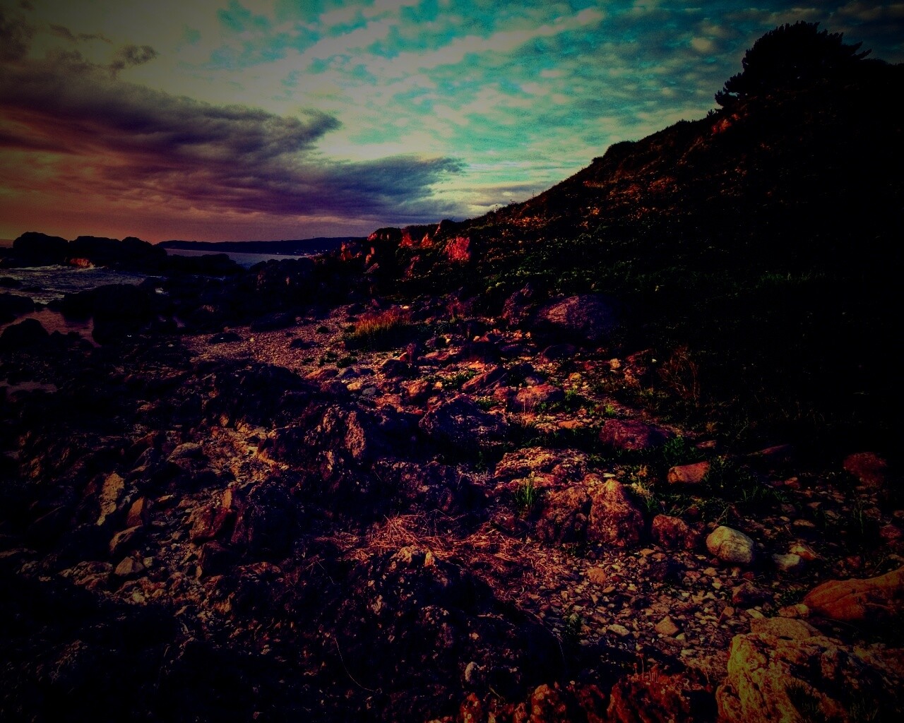 Камни, море... обои