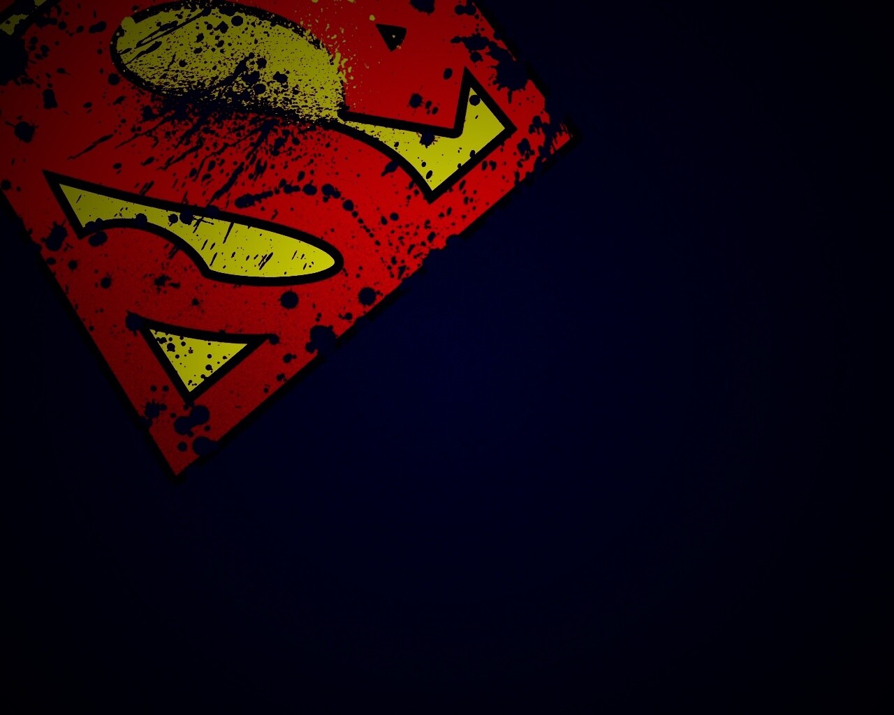 Потертый знак Супермена обои