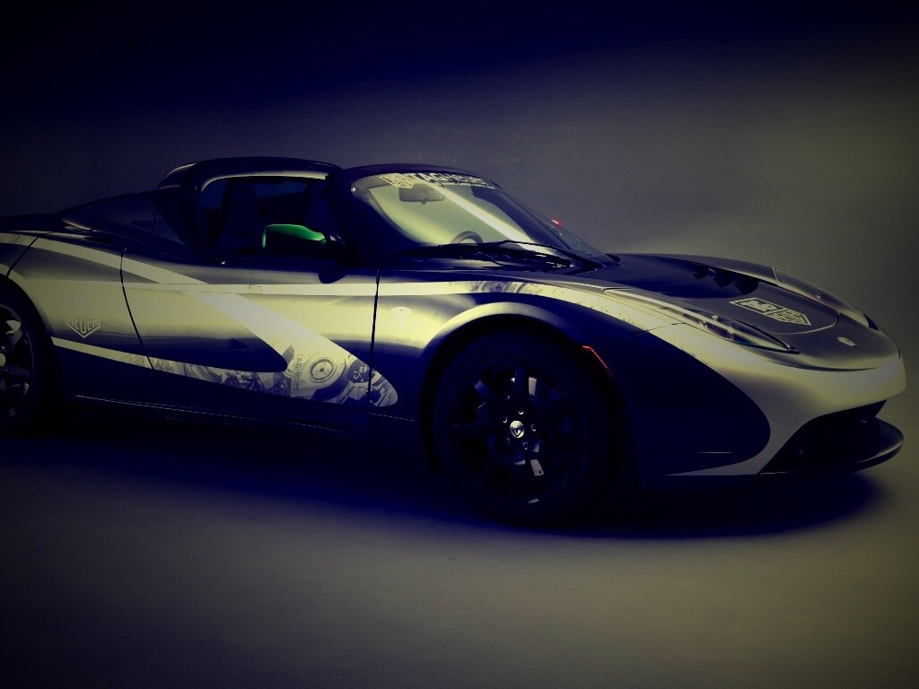 Tag Heuer Tesla Roadster обои