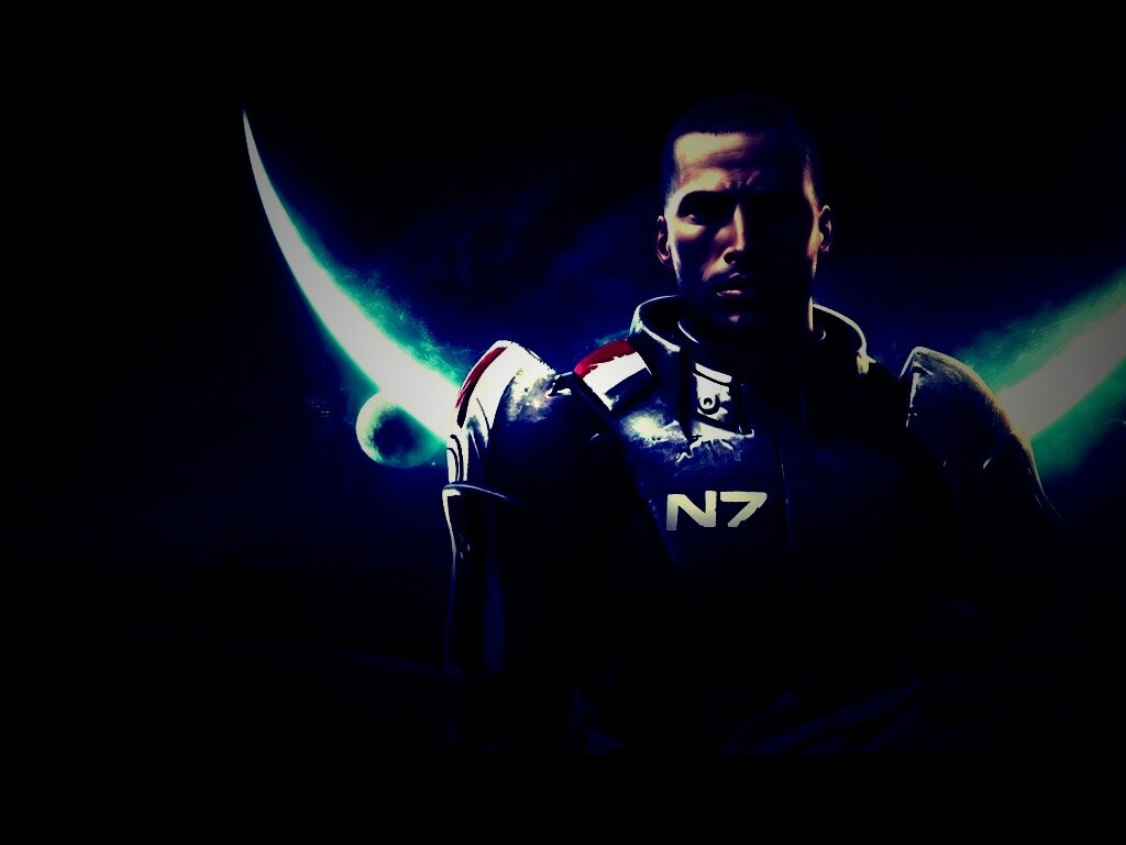 Шепард из Mass Effect обои