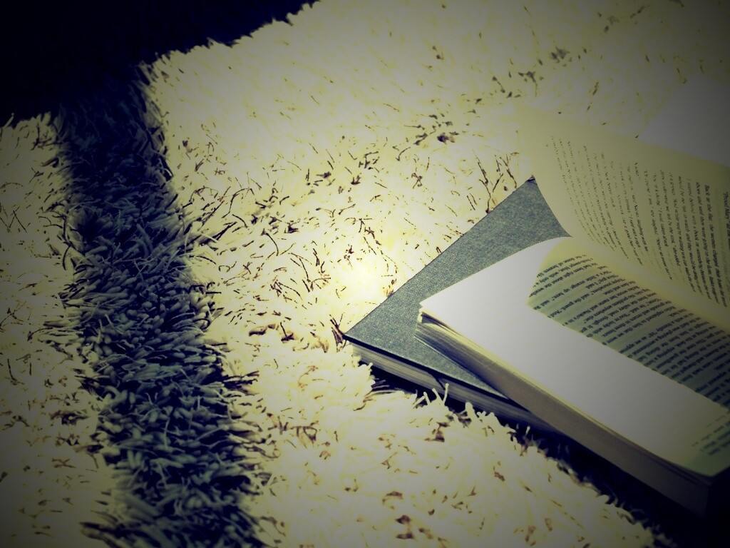 Книга на полу обои