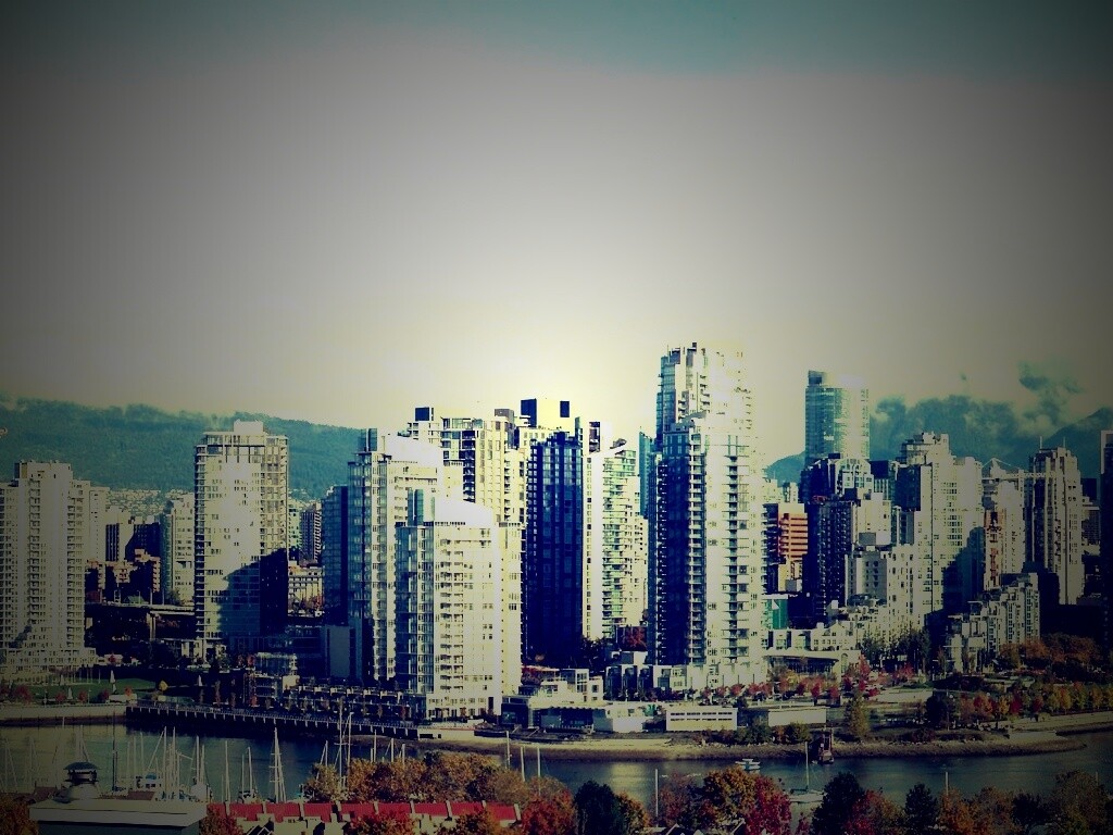 Панорама города обои