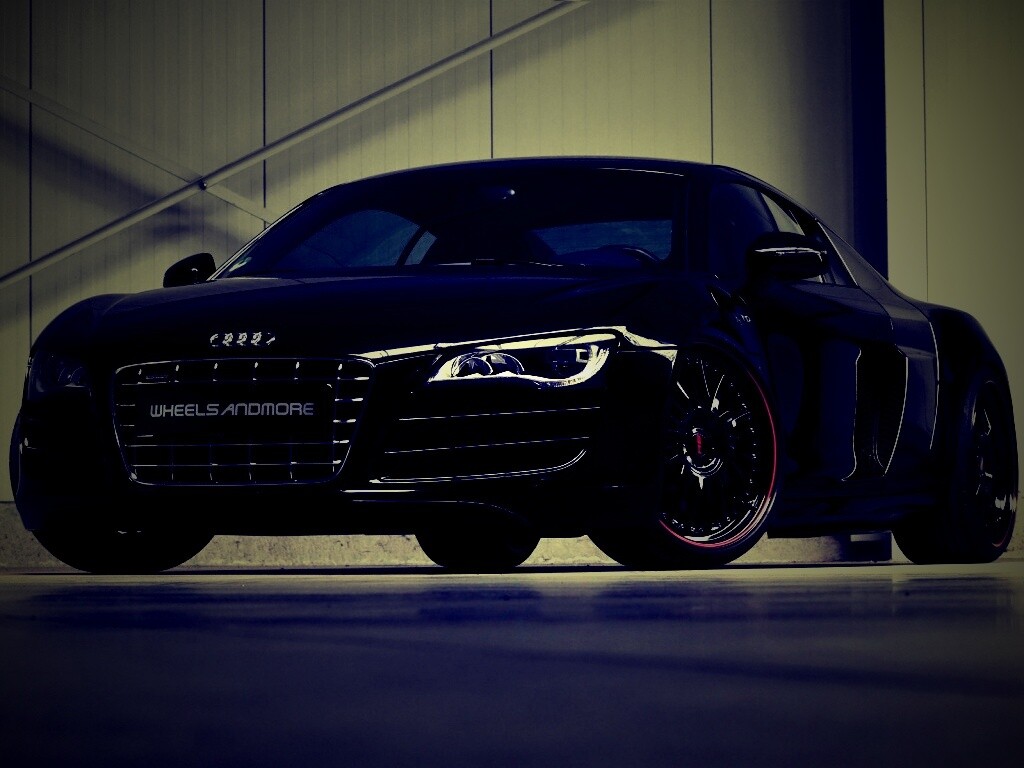 Audi черного цвета обои