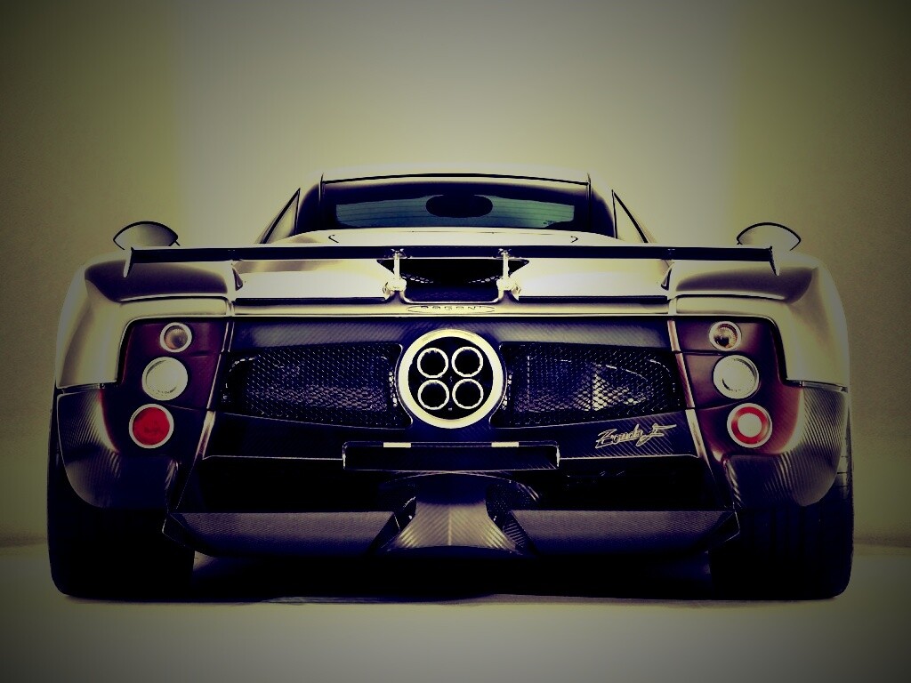 Pagani Zonda сзади обои