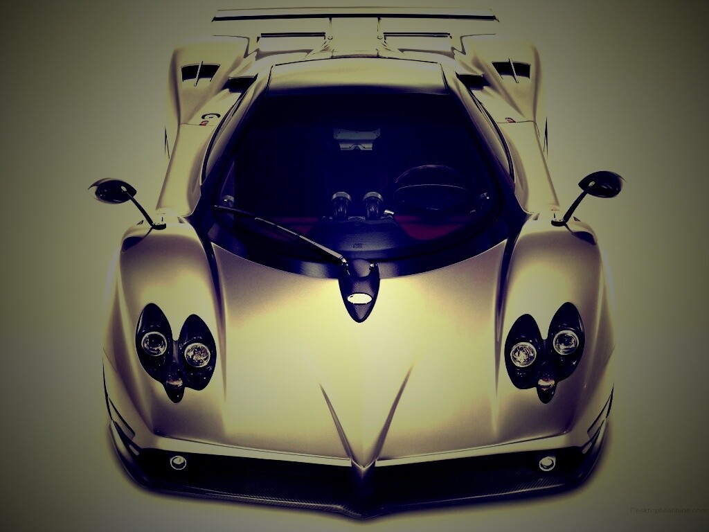 Pagani Zonda спереди обои
