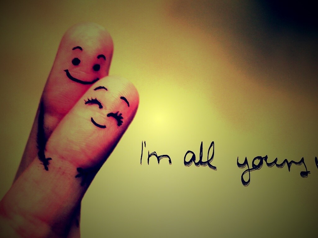 I"m all yours! обои