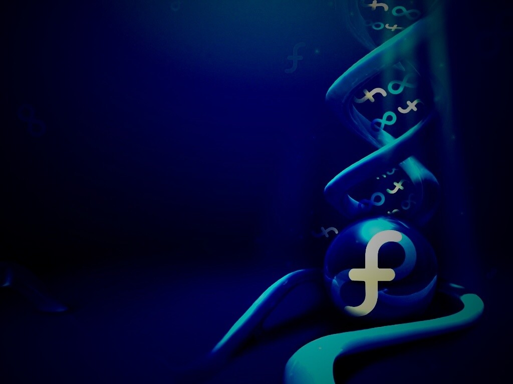 OS Fedora обои