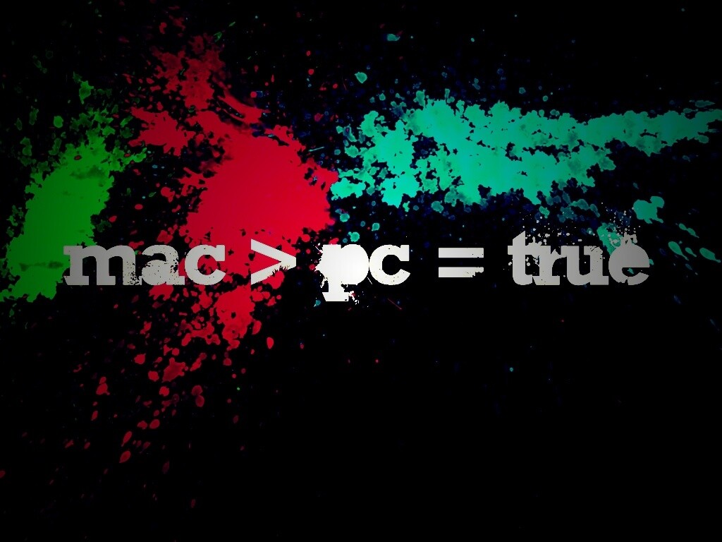 Mac лучше Pc обои