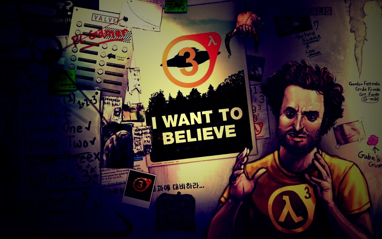 Half Life 3 - I want to believe обои