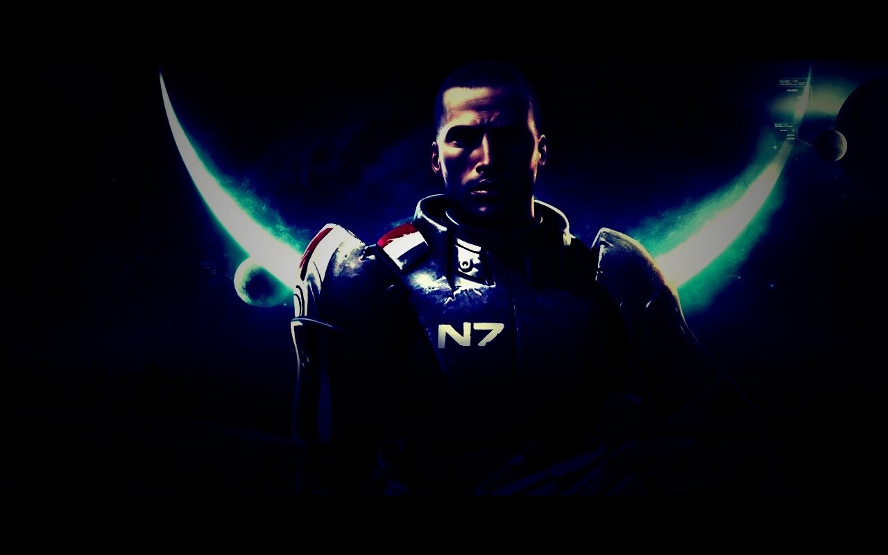 Шепард из Mass Effect обои