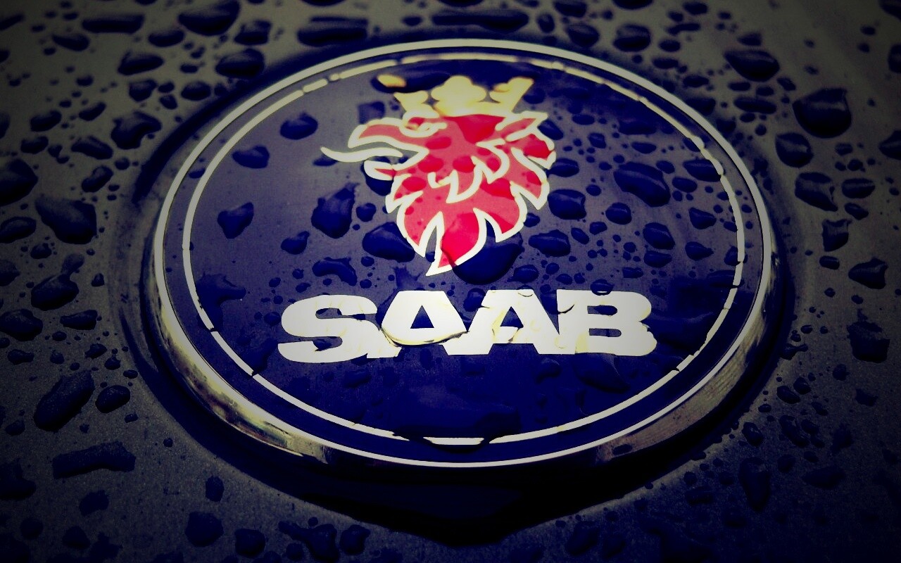 Логотип Saab обои