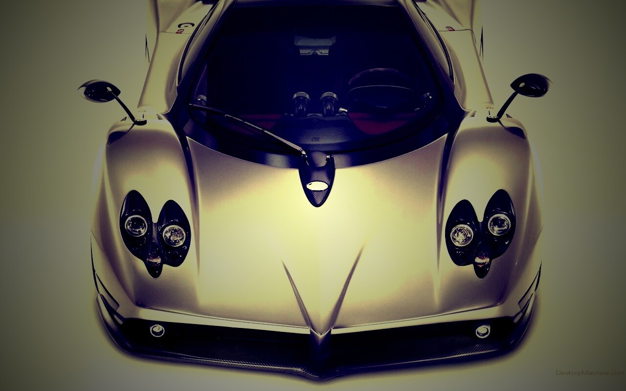 Pagani Zonda спереди обои