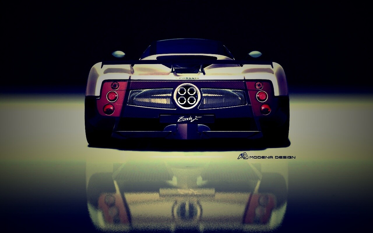 Pagani Zonda рендер обои