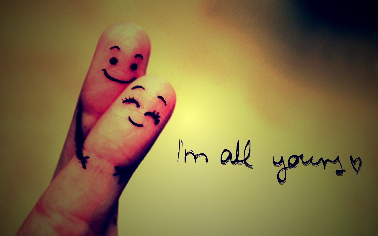 I"m all yours! обои