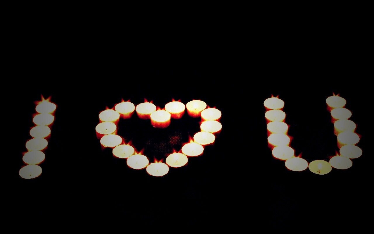 I love you обои