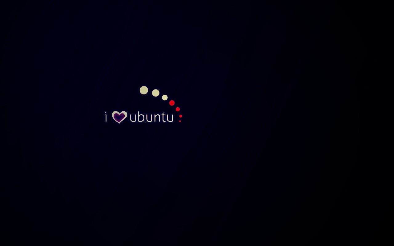 Я люблю убунту обои