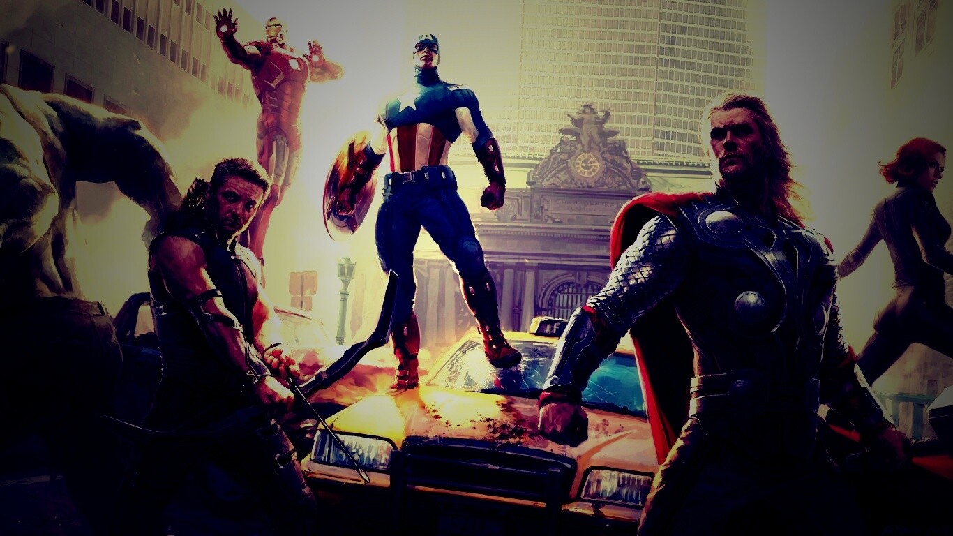 Арт к фильму Мстители обои