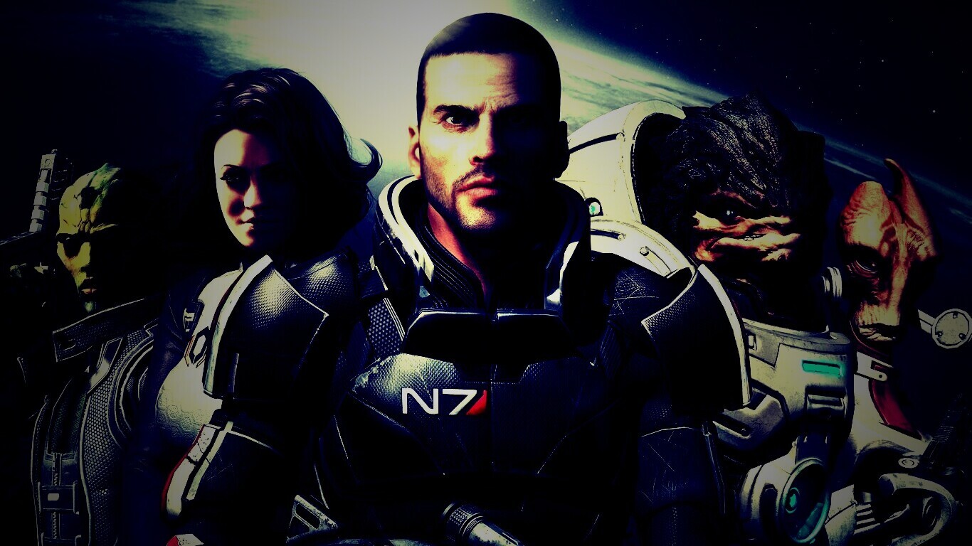Mass Effect N7 обои