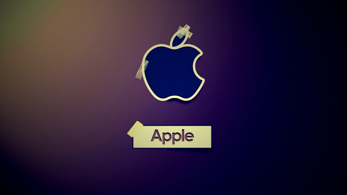 Apple стикеры обои