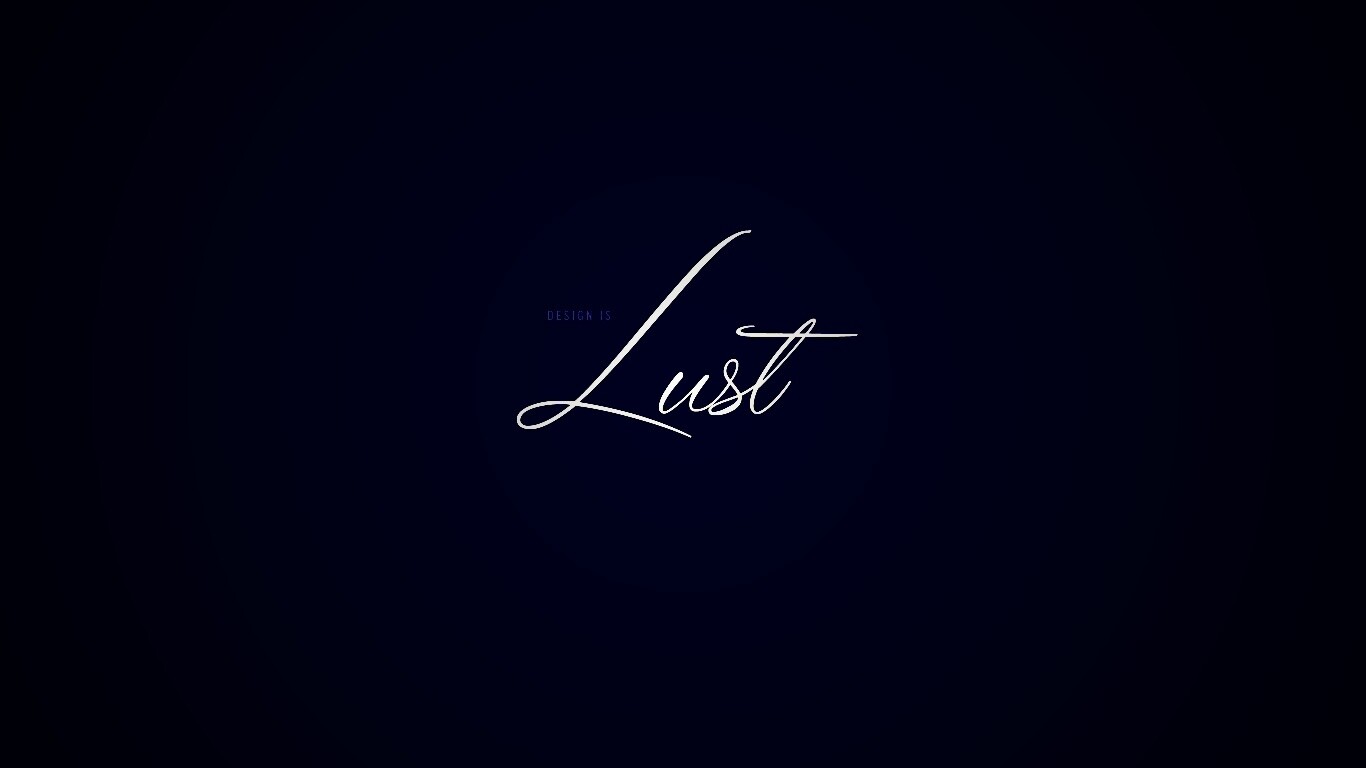 Design is lust обои