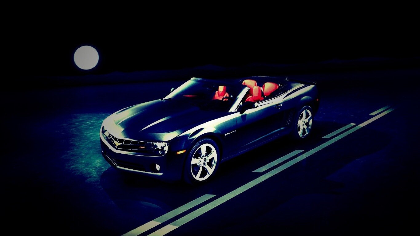 Chevrolet Camaro кабриолет обои