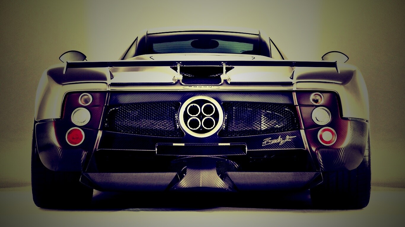 Pagani Zonda сзади обои