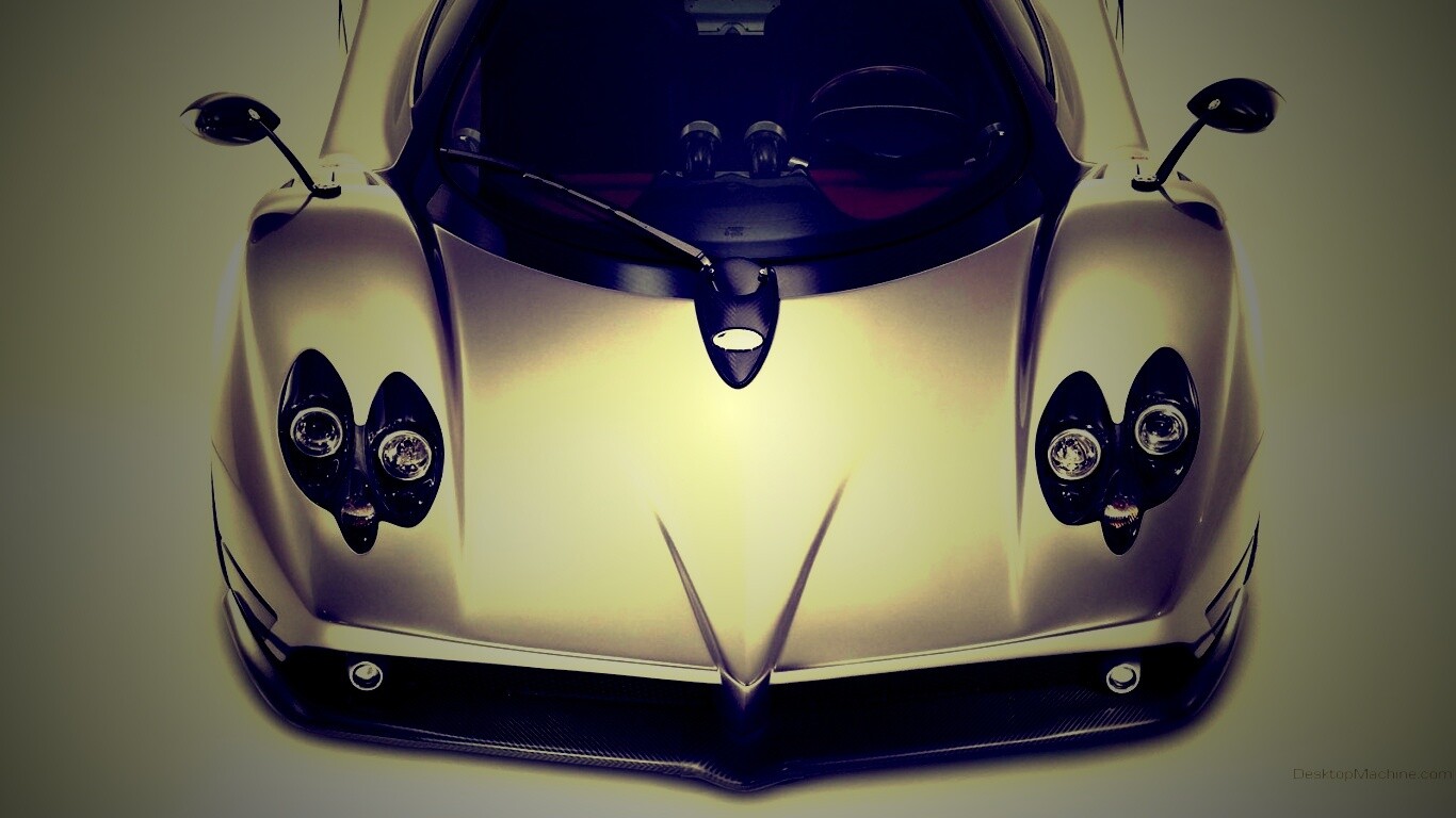 Pagani Zonda спереди обои