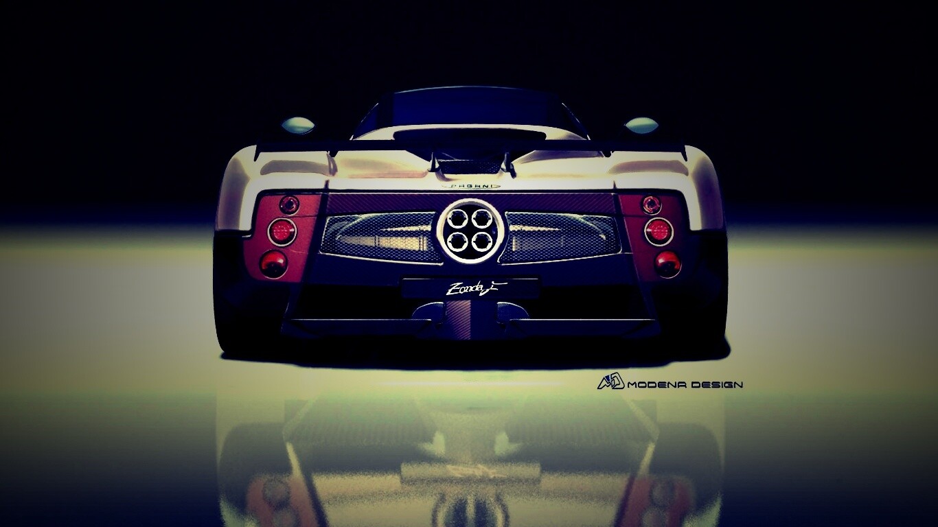 Pagani Zonda рендер обои